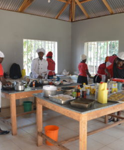 Cooking and catering class